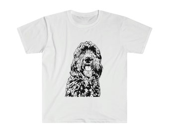Bernedoodle-skjorta - Unisex mjukis-T-shirt