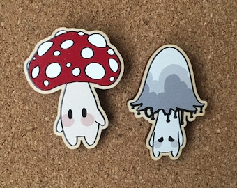 Mushroom Sprite pins (series 1)