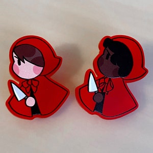 Little Red Knifing Hood pins