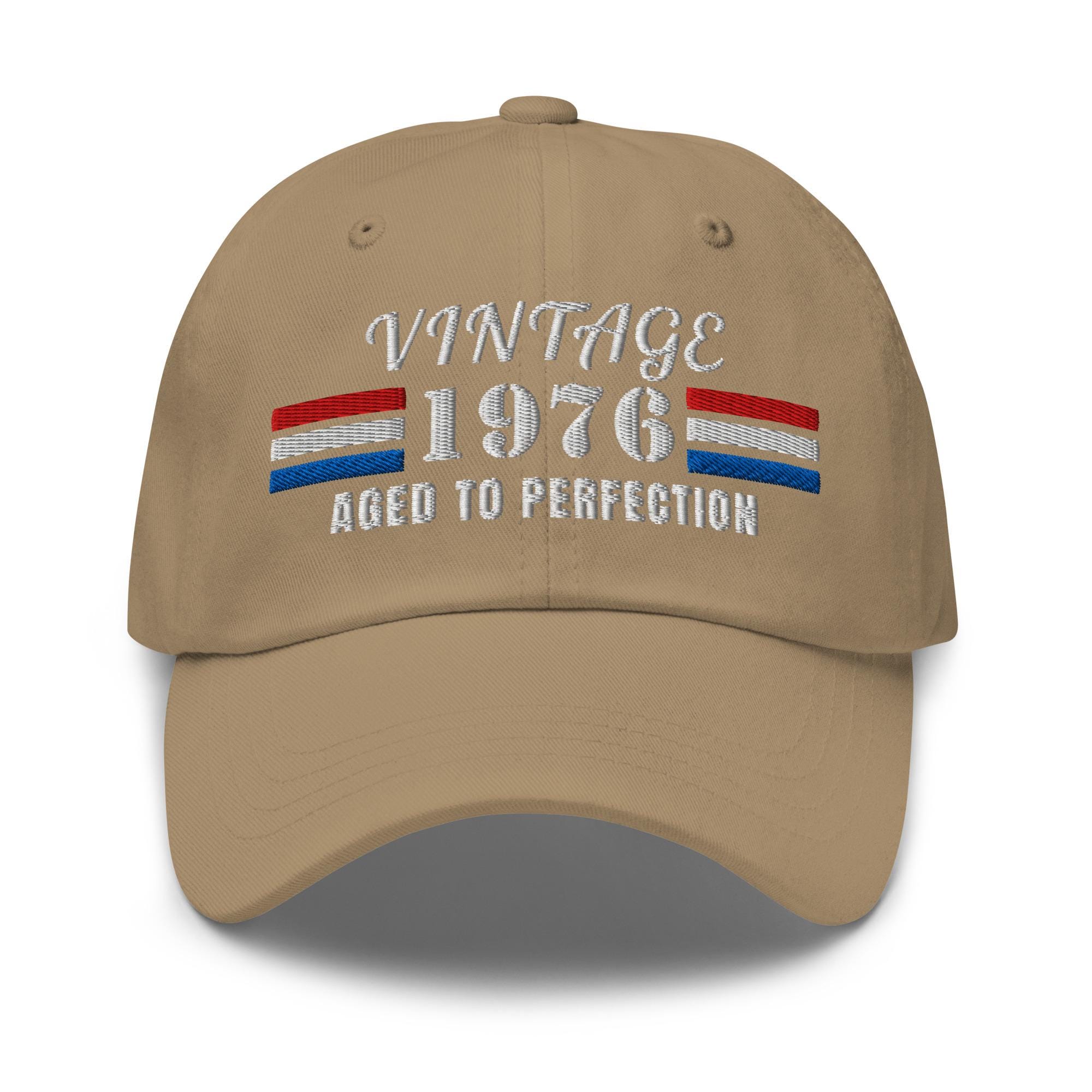 Vintage 1976 Baseball Cap 50th Birthday Gift Dad Men Women Dad Hat Vintage 76 Retro 1976 Birthday Dad Hat Adjustable Baseball  main image 4