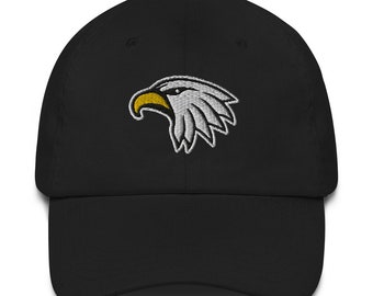 Gorra de béisbol patriótica con águila calva bordada