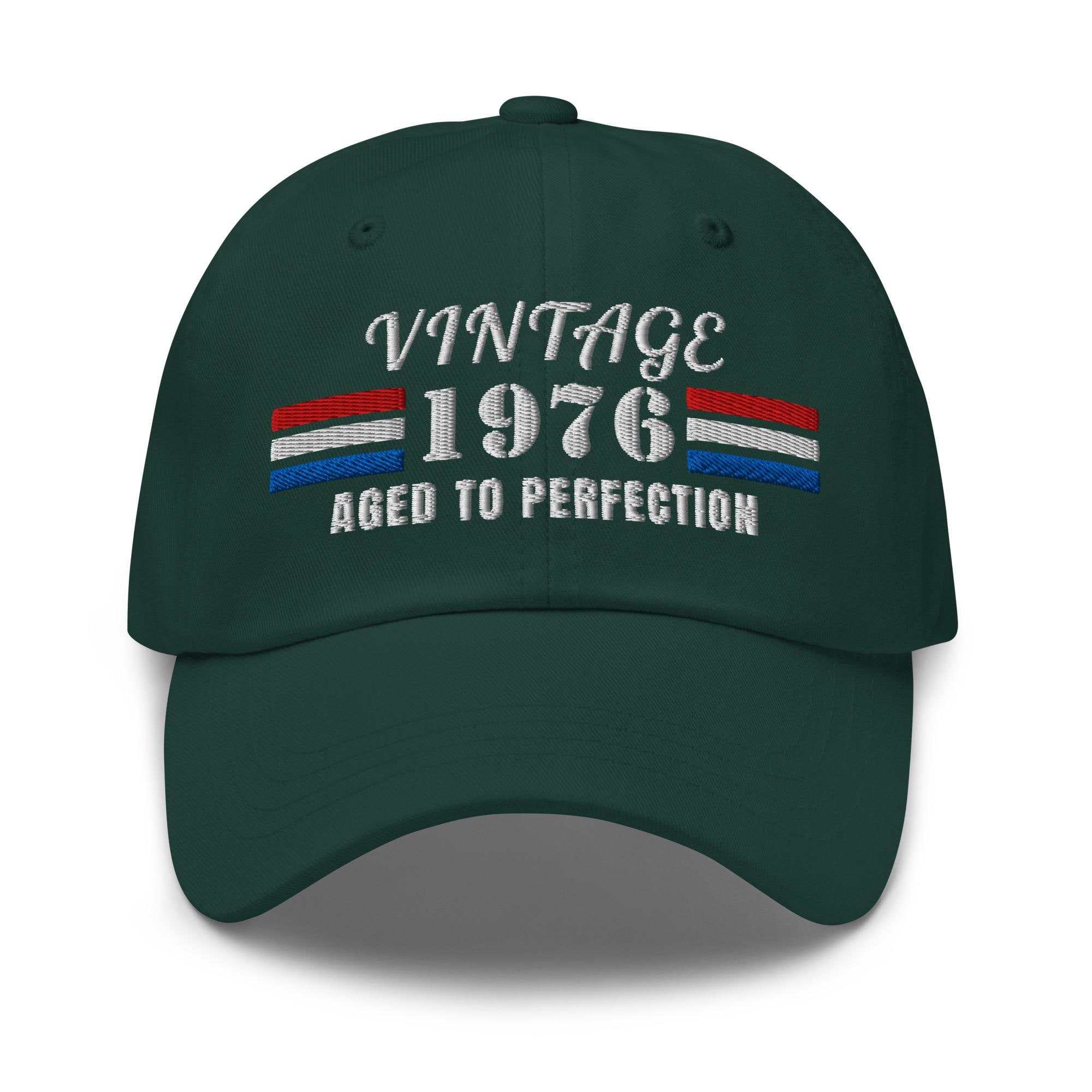 Vintage 1976 Baseball Cap 50th Birthday Gift Dad Men Women Dad Hat Amazon.com: 50th Birthday Gifts for Men Women 1976 Hats  main image 2