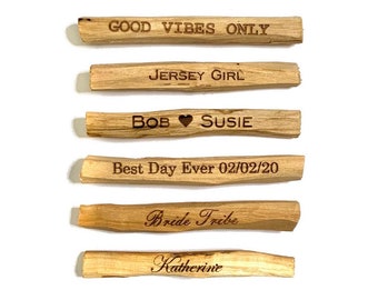 Personalized Palo Santo, Palo Santo, Palo Santo Sticks, Palo Santo Bundles, Holy Wood