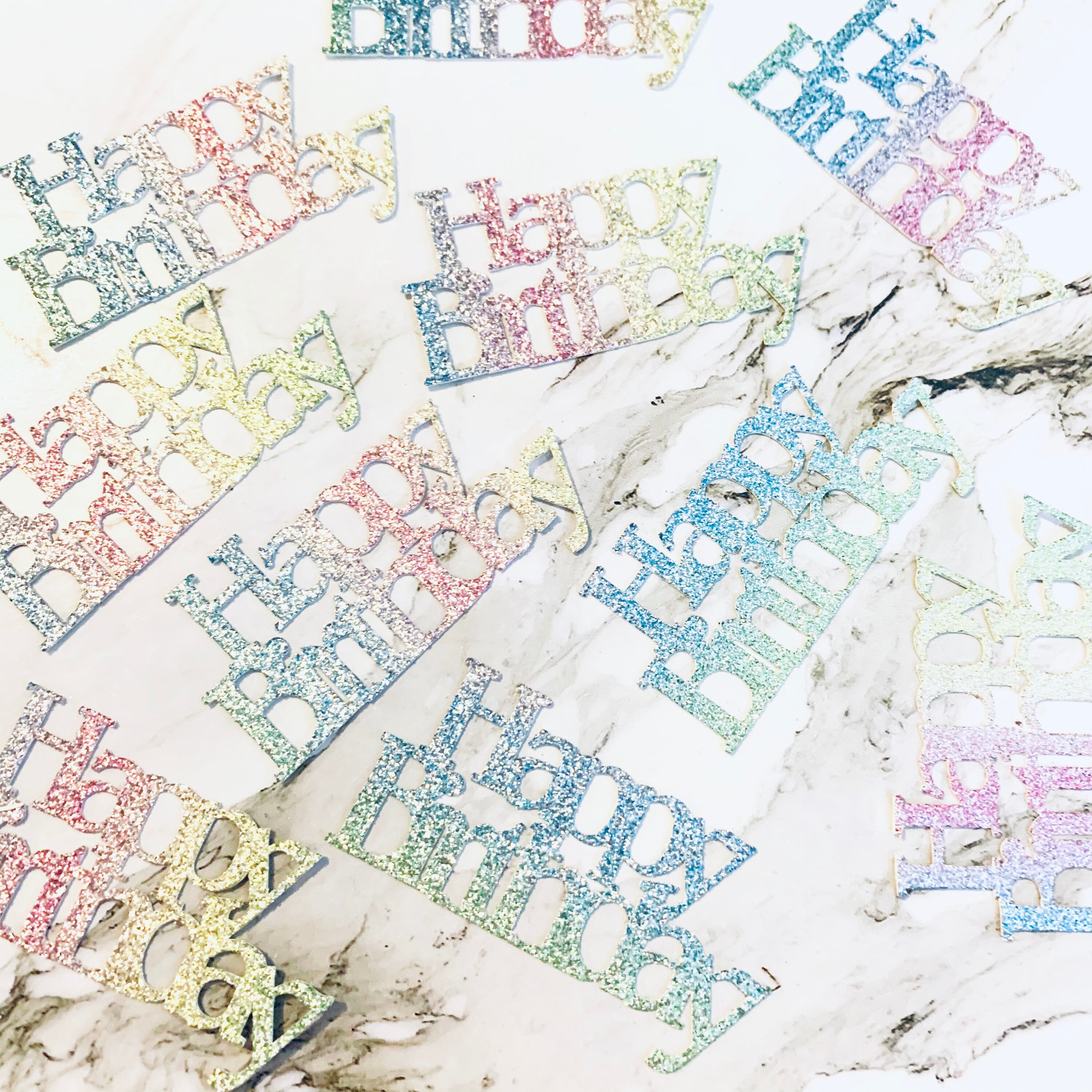 glitter happy birthday bestie Images High Quality... 20 x Happy Birthday Glitter Table Confetti / Sprinkles | Etsy