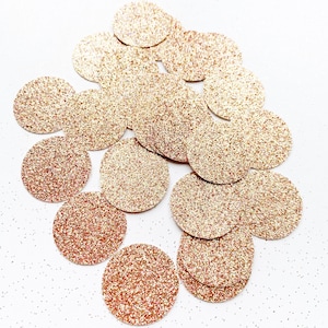 50+ Glitter Circle Table Confetti Sprinkles, Birthday, Party, Baby Shower, Wedding