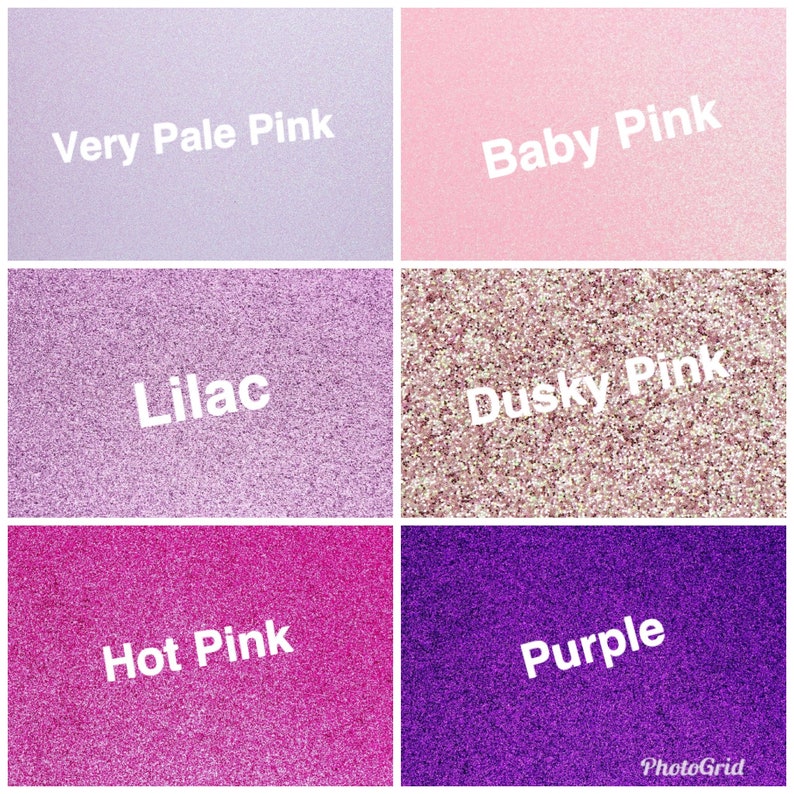 Any Name Any Age 1 x Personalised Girly Glitter Lilac Cake Topper Birthday Many Colours Personalised Birthday Party