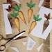 Printable Paper Carrot Decorations, DIY Vegetable Spring Home Decor ...
