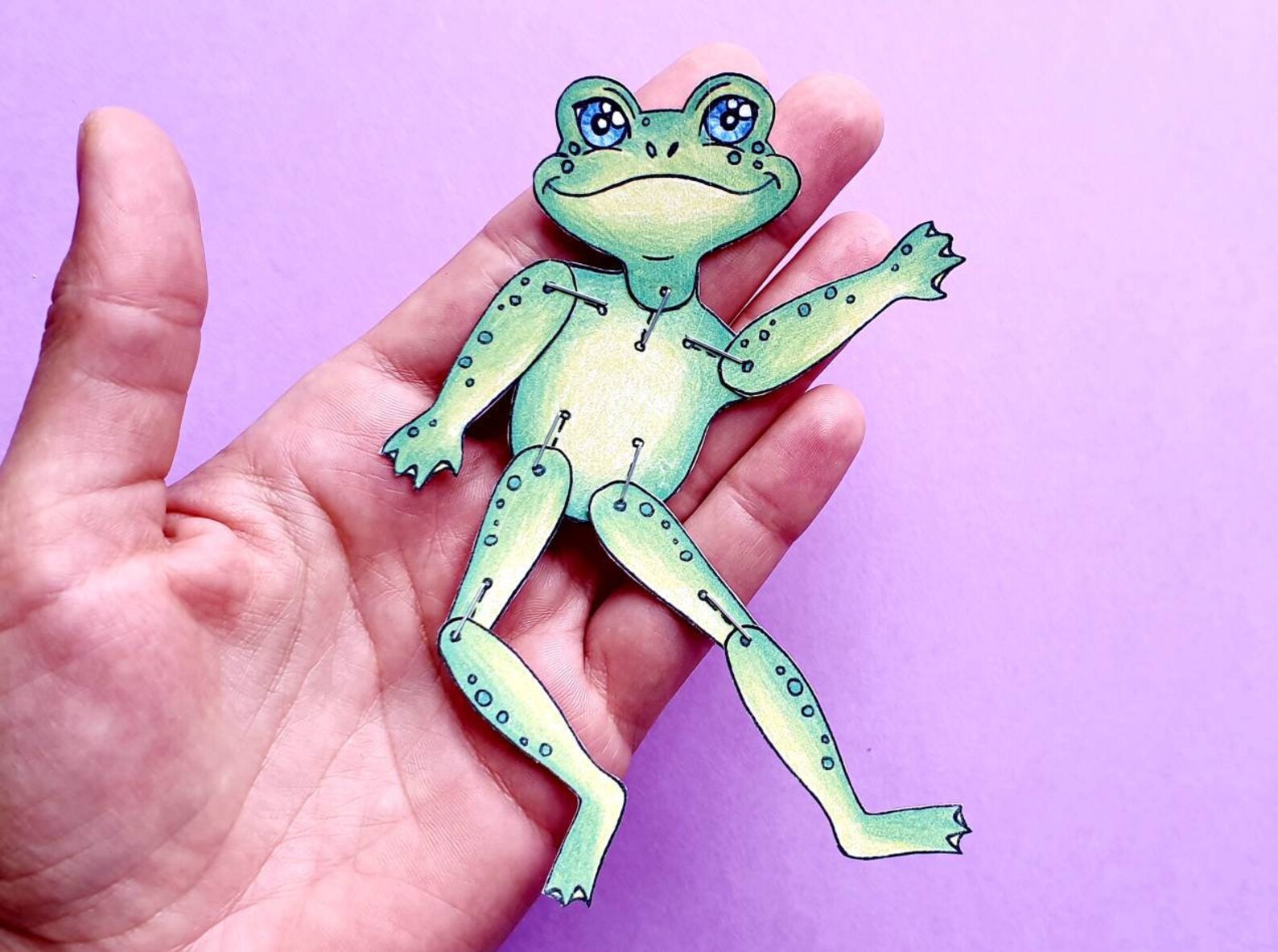 DIY Paper Frog Summer Dress up Game Digital Paper Doll - Etsy New Zealand