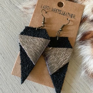 ZAIN LEATHER EARRINGS