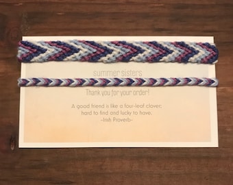 Handmade Chevron Friendship Bracelets