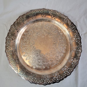 Vintage EPBM Silver Tray Platter