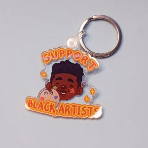 Support Black Artists Keychain