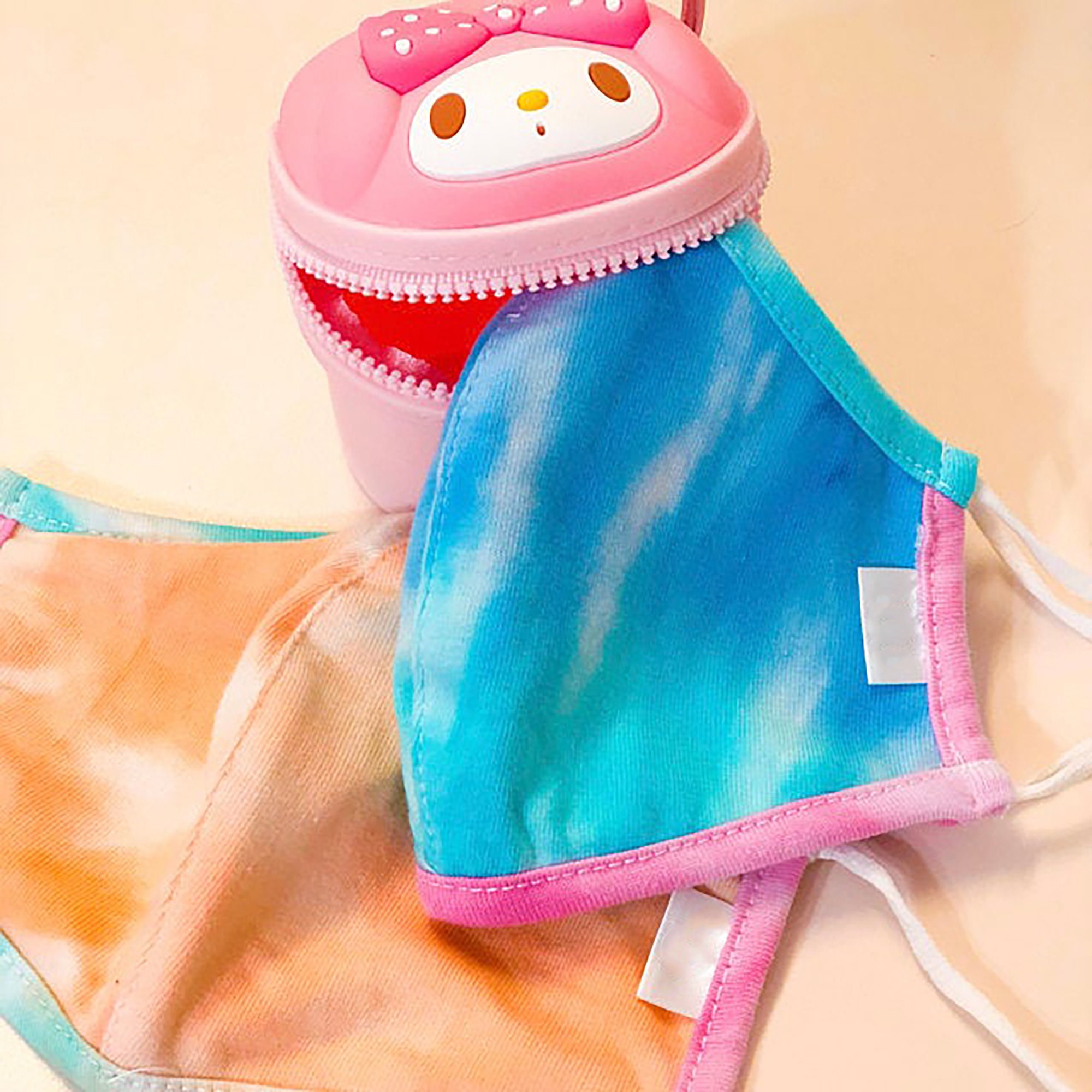 Kids Face Mask Summer Tie Dye With Pocket Filter Made in USA Washable…