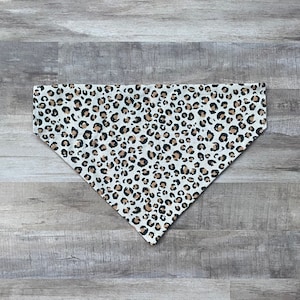 Tan Leopard Bandana