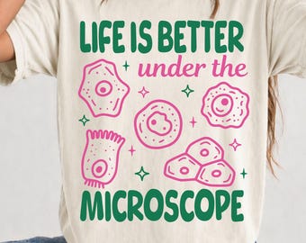 Cytotechnologist Shirt, Cytology Cells Graphic Tee, Pathologist, Medical Laboratory Scientist, Histotechnologist, Cytotech, Comfort Colors