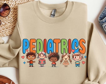 Pädiatrie Sweatshirt, PEDS Pullover, Kinderpflegerin, Kinder, PICU, Arzt, Pädiatrie RN Sweatshirt, Geschenk für Kinderpflegerin