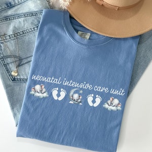 NICU Nurse Shirt, Comfort Colors®, Neonatal Intensive Care Unit, Doctor, Crew, Nurse Life, Elephant, Graduation, Gift for NICU Nurse