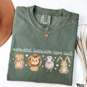 NICU Nurse Shirt, Comfort Colors®, Neonatal Intensive Care Unit, Doctor, Crew, Nurse Life, Animals, Graduation, Gift for NICU Nurse