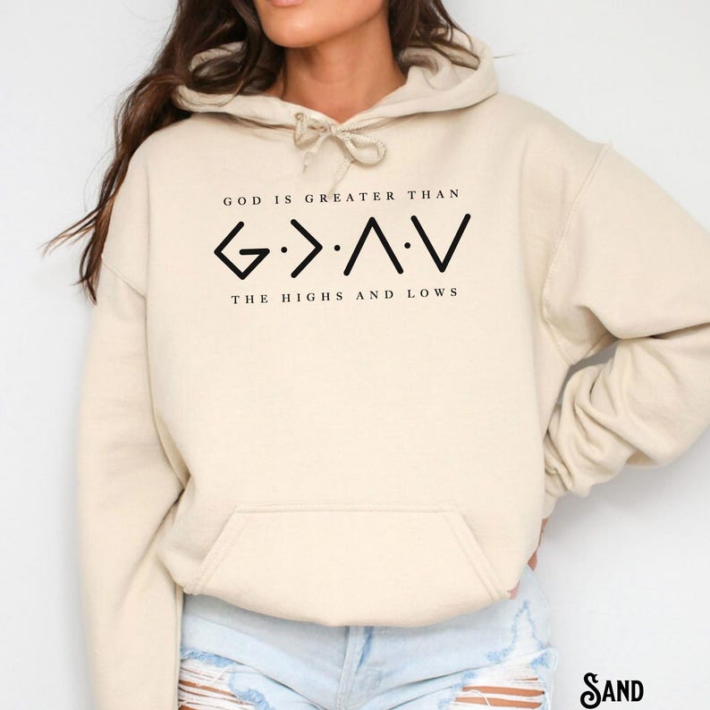 God Is Greater Than The Highs Or Lows - BASIC Fleece main image 0