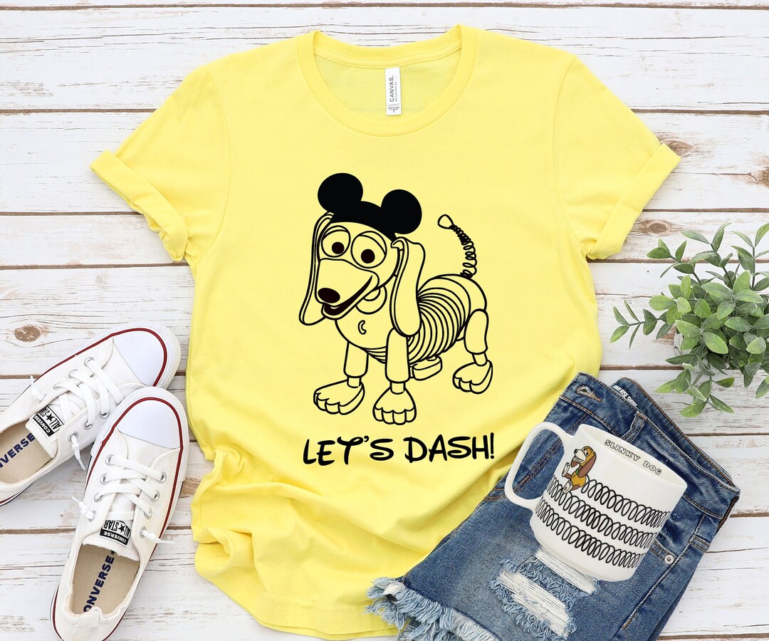 Disney Inspired Slinky Dog Dash Let's Dash Hollywood - Etsy