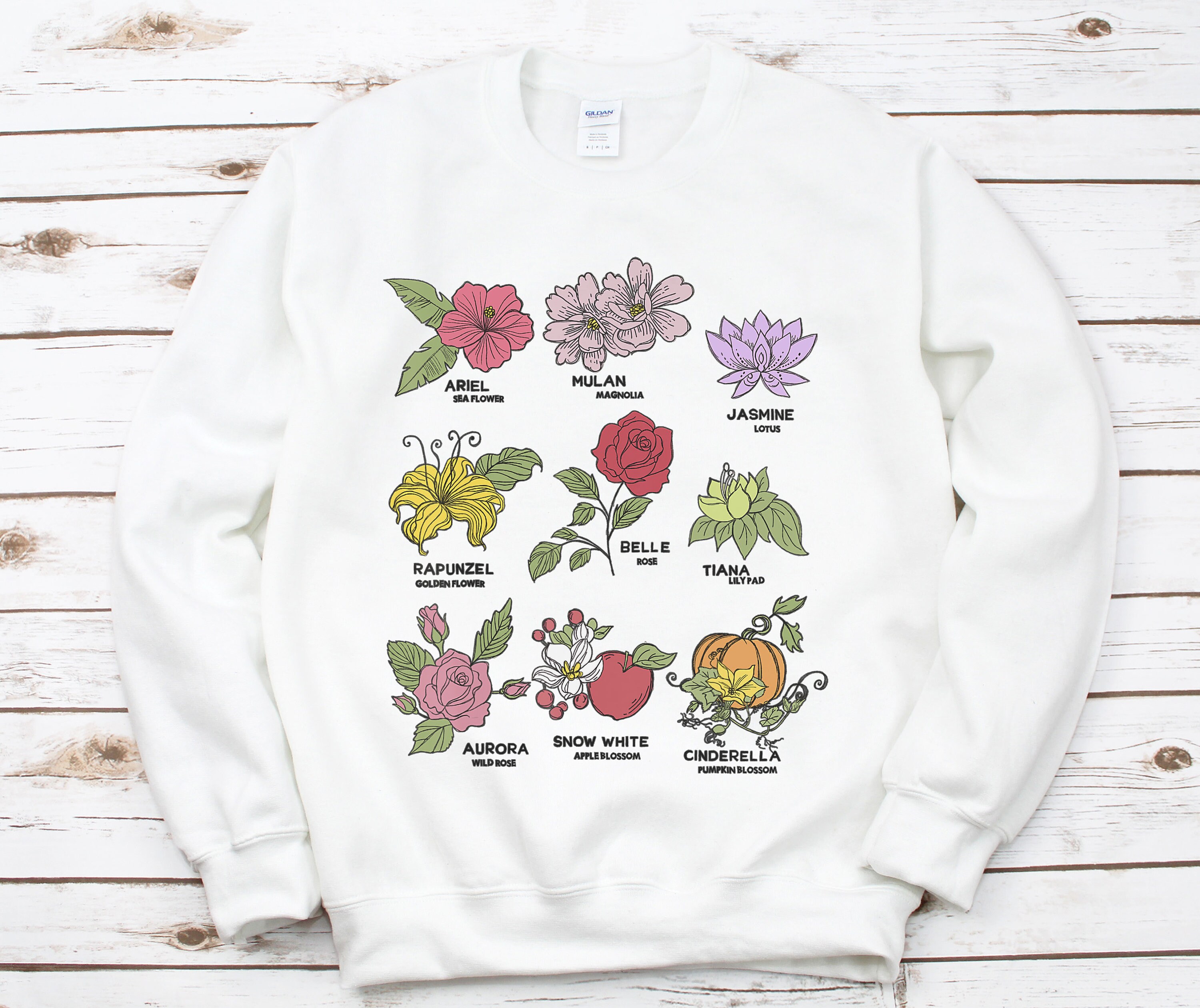 Disney princess crewneck hot sale