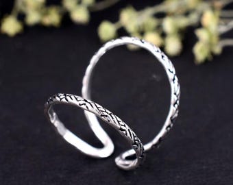 Adjustable Brass Arthritis Ring - EDS Finger Splint - Mallet & Trigger Fingers rings