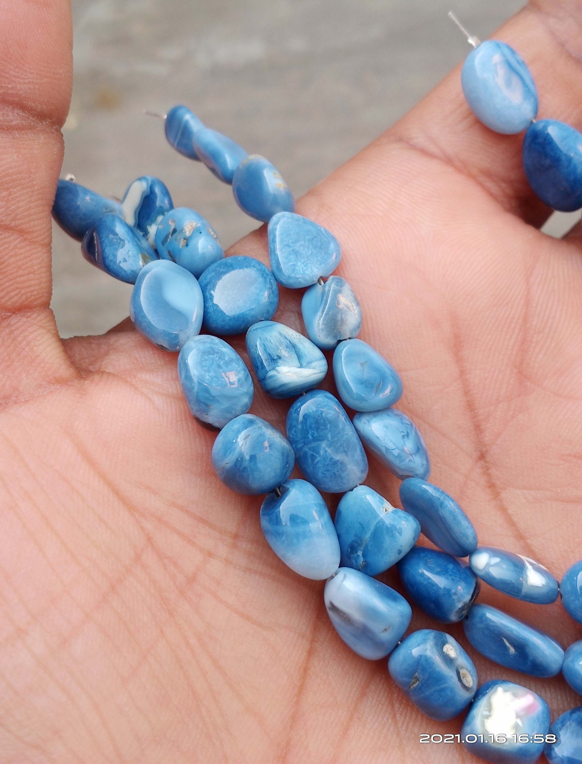 Blue Opal Beads Natural Opal 38 Cts Gemstone Beads | Etsy