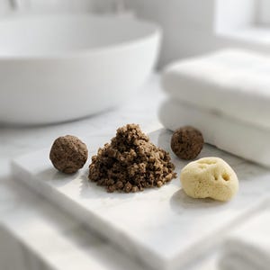 Natural Face Soap | African Black Soap Crumbles | Gentle Facial Wash | Vegan Skincare
