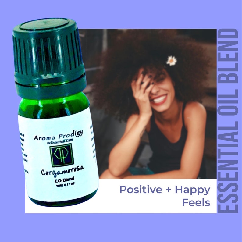 Essential Oil Uplifting Mood Blend W/ Bergamot Scent 5 Ml Vial