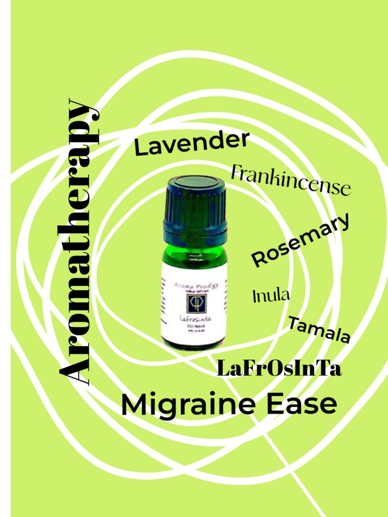 Migraine Headaches Release Essential Oil Blend 5ml Vial All Natural