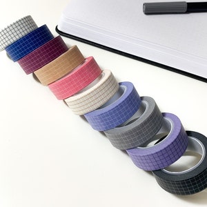 Washi-tape met raster