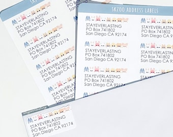 SKZOO Address Labels