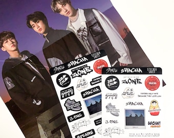 3RACHA Sticker Sheets