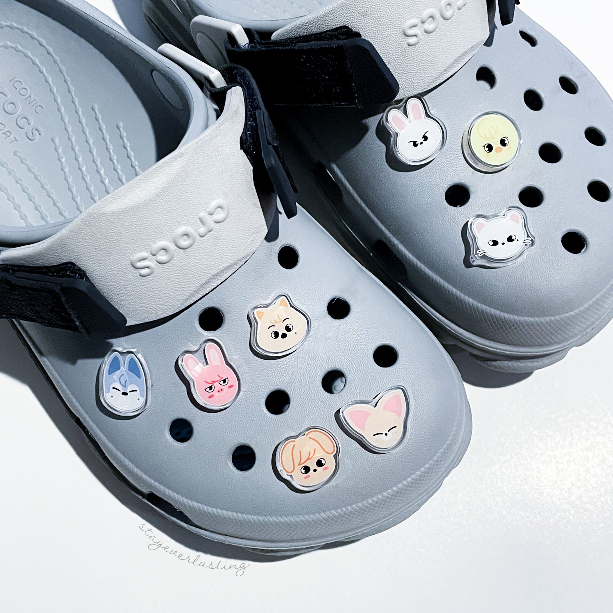 Stray Kids SKZ Logo Clogs Decorate Shoe Charms