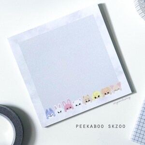 Sticky Note Pads PEEKABOO SKZOO