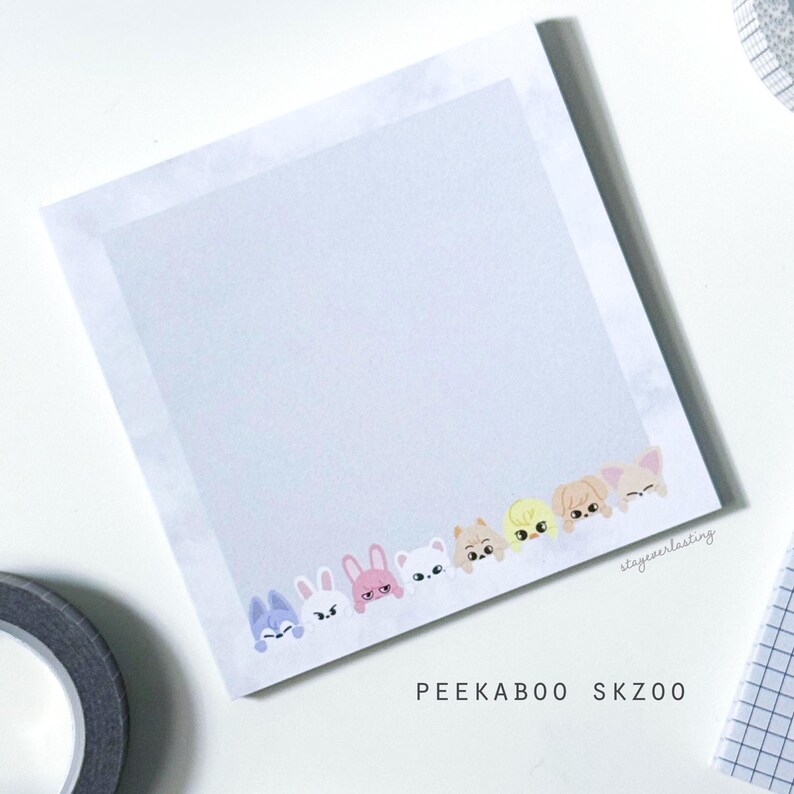 Sticky Note Pads PEEKABOO SKZOO