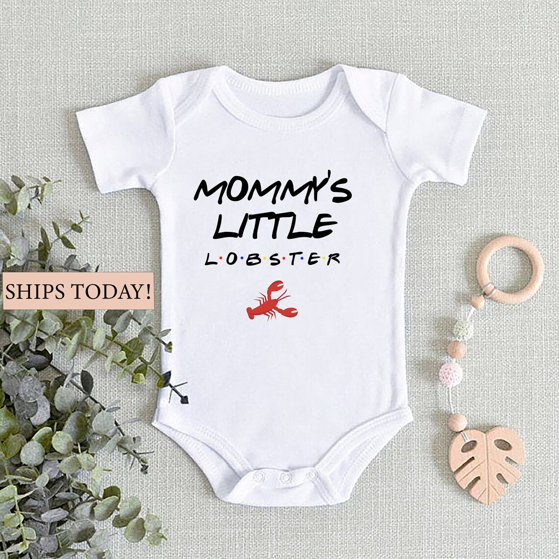 Cute Lobster Baby Onesie® Mommy's Little Lobster Onesie® Etsy
