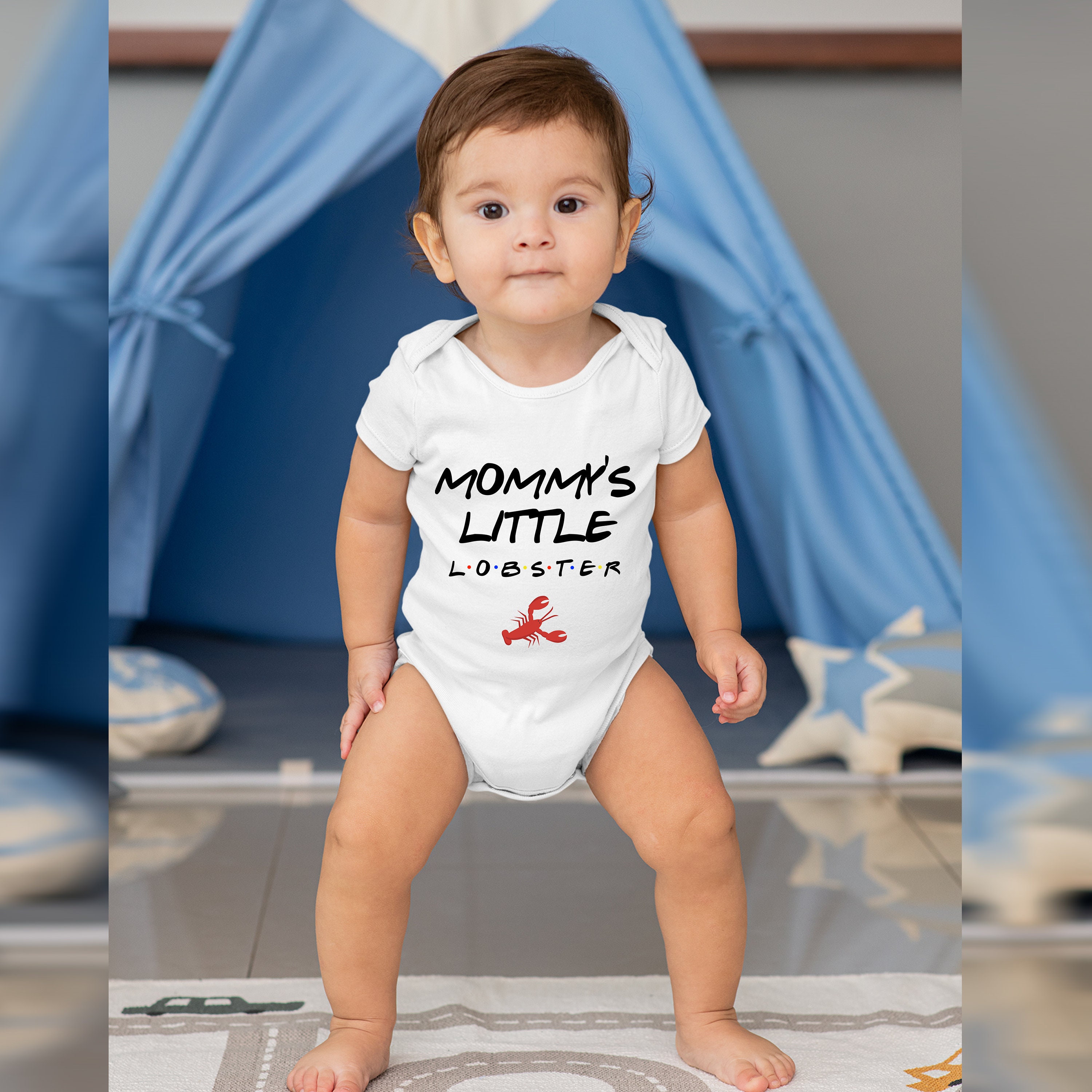 Cute Lobster Baby Onesie® Mommy's Little Lobster Onesie® Etsy