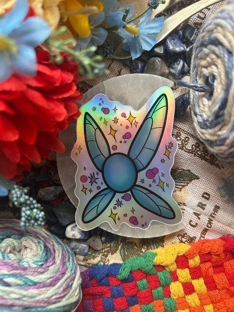 Navi (legend of Zelda Inspired || 3in Holographic Water-resistant Vinyl ...