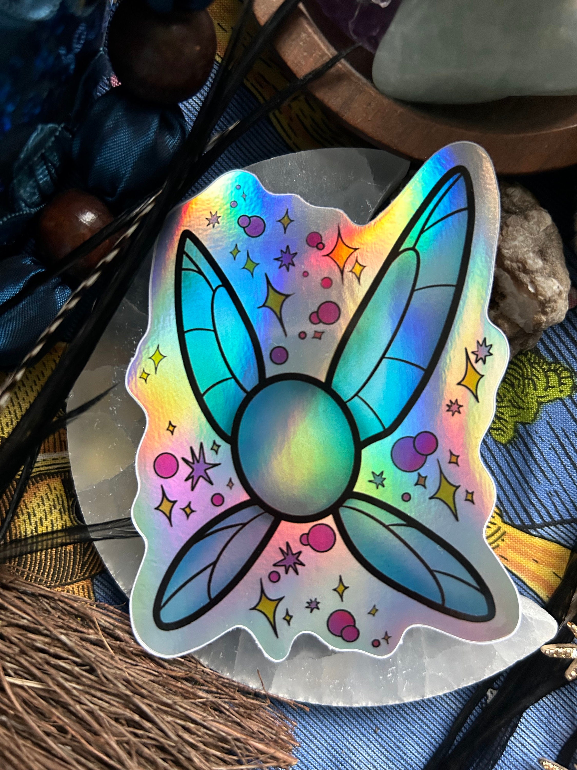 Navi (legend of Zelda Inspired || 3in Holographic Water-resistant Vinyl ...