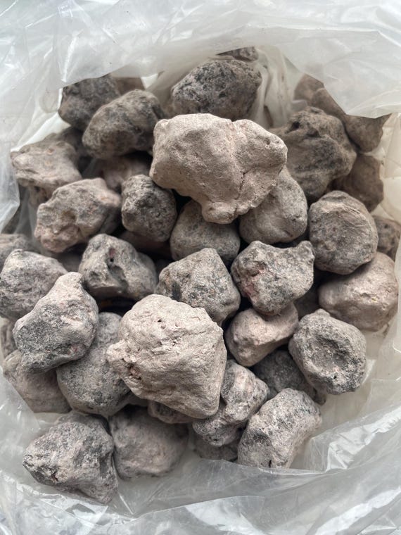Nzu Edible Clay - Smoked & Salted Nigerian Kaolin Clay| New Batch
