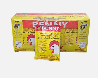 Assaisonnement pour poulet Benny 17 g x 42 | Bouillon en poudre instantané