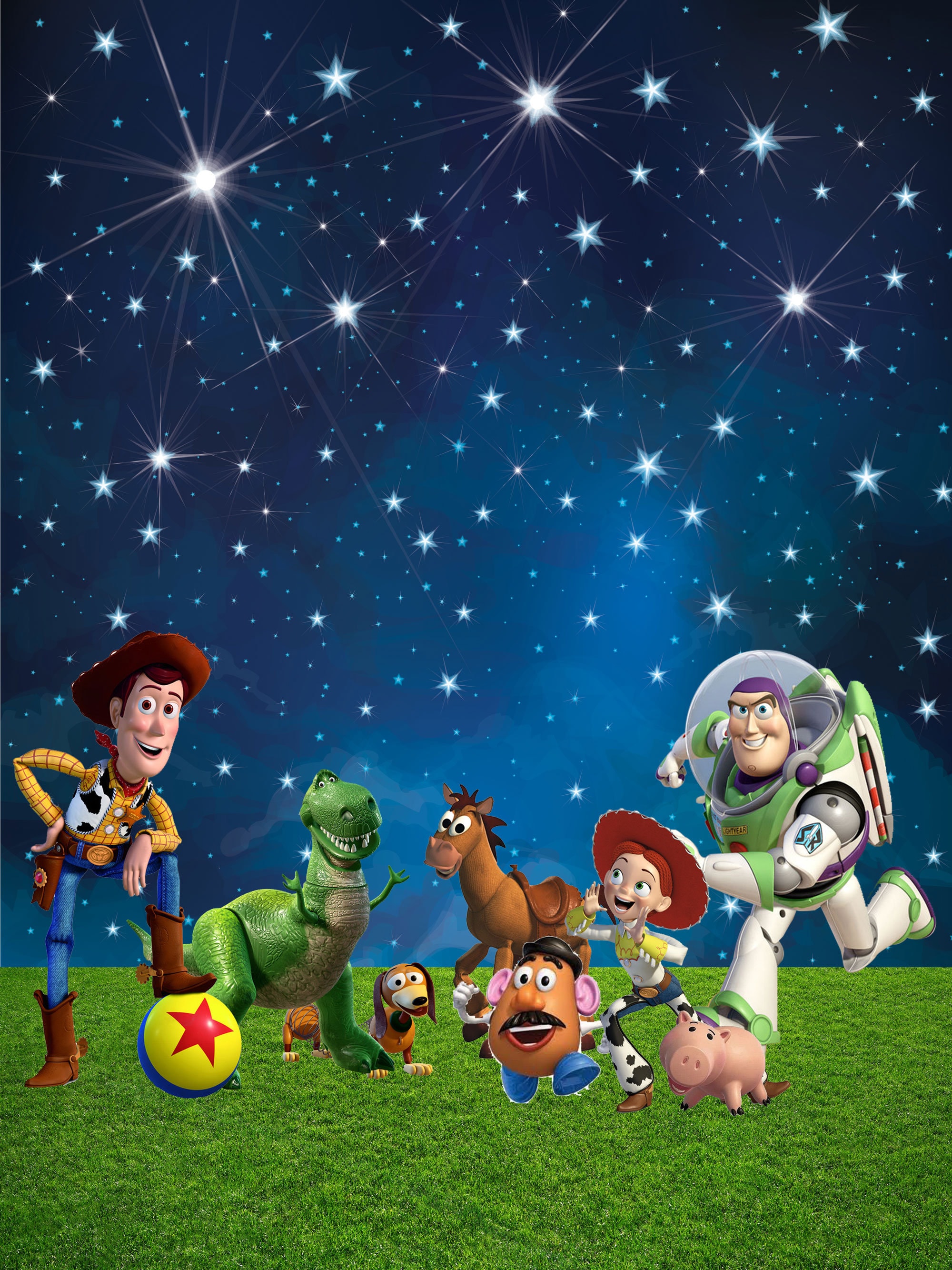 Toy Story Night Sky Stars Birthday Backdrops Photography Etsy