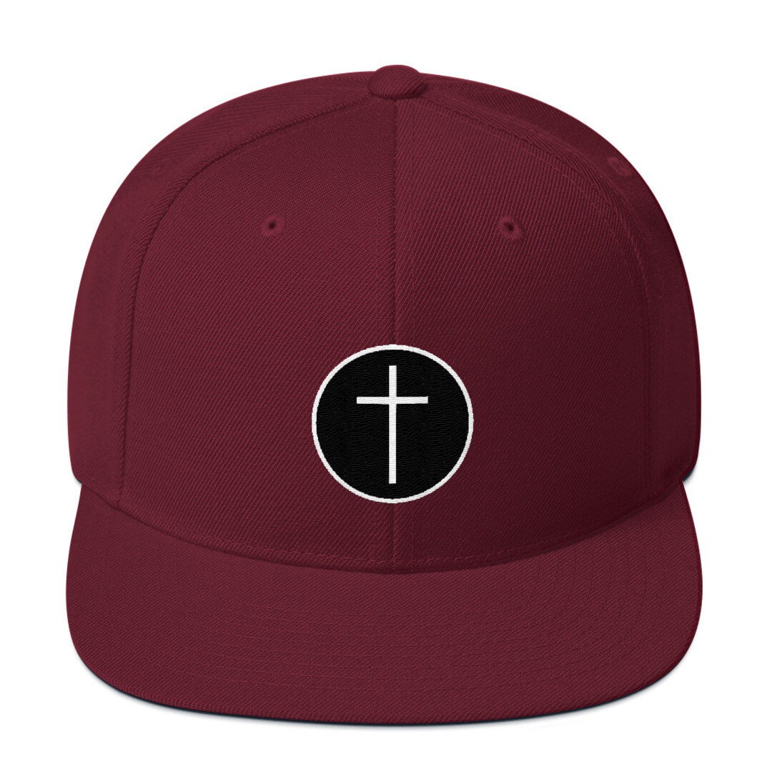 Cross Hat, Religious Hat, Christian Hat, Jesus Cross Hat, Spiritual Hat, Embroidered Hat