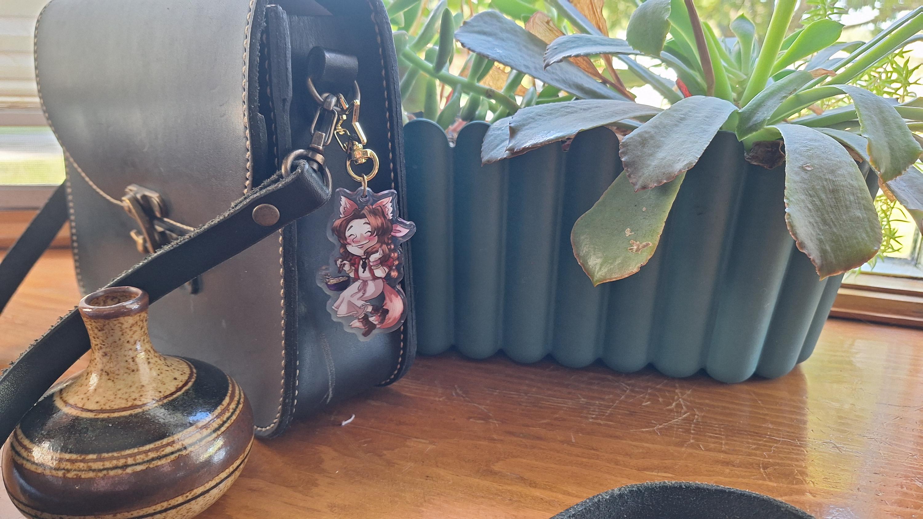 Aerith Gainsborough Kitsune Udon Keychain - Etsy