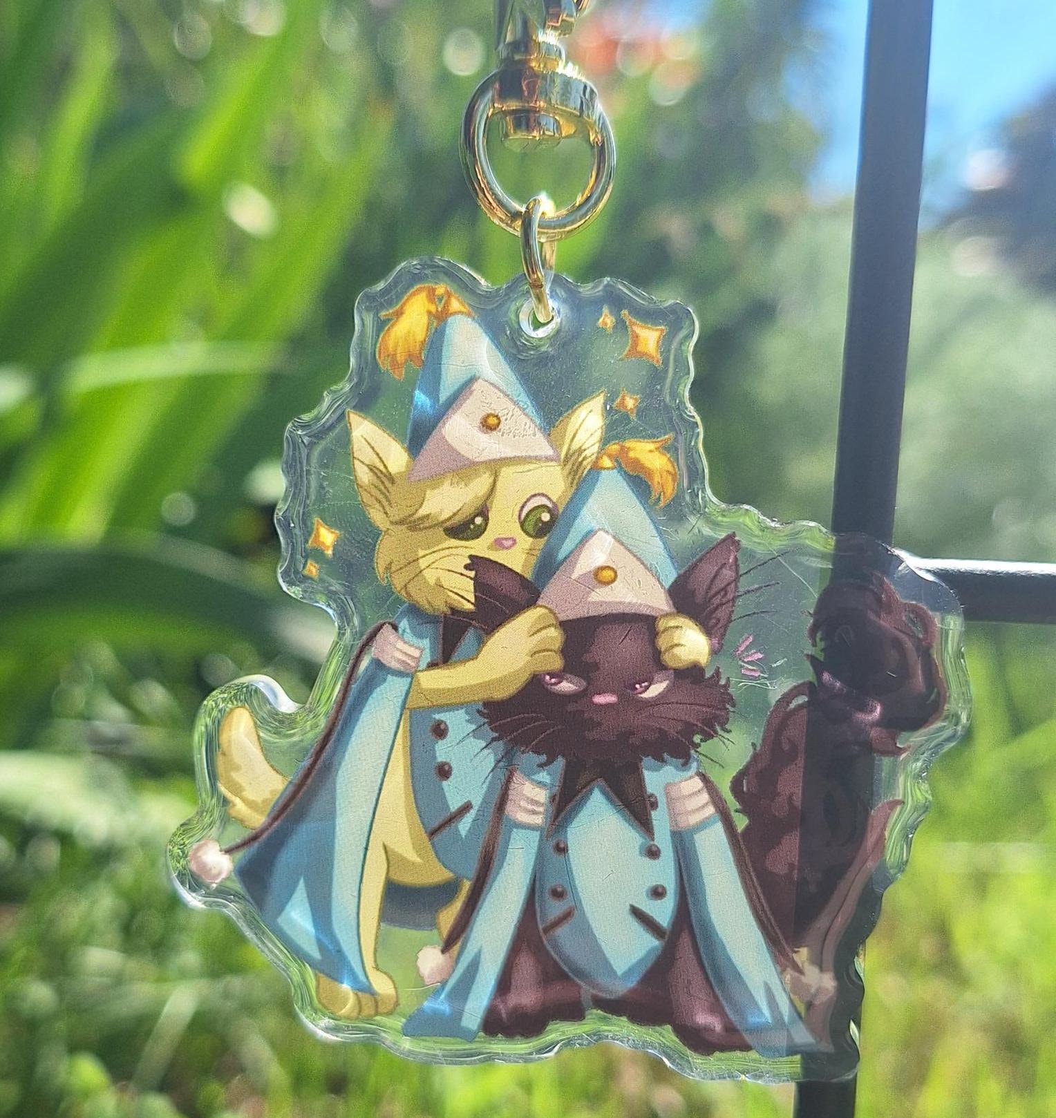 Cocogatto Witch Hat Cat Keychain, WHA, TBNA, Coco and Agott