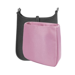 Inserto de bolso para Evelyne 16 TPM, tela satinada duquesa rosa loto, elegante y brillante, ligero, resistente, regalo para mujer, Meenda