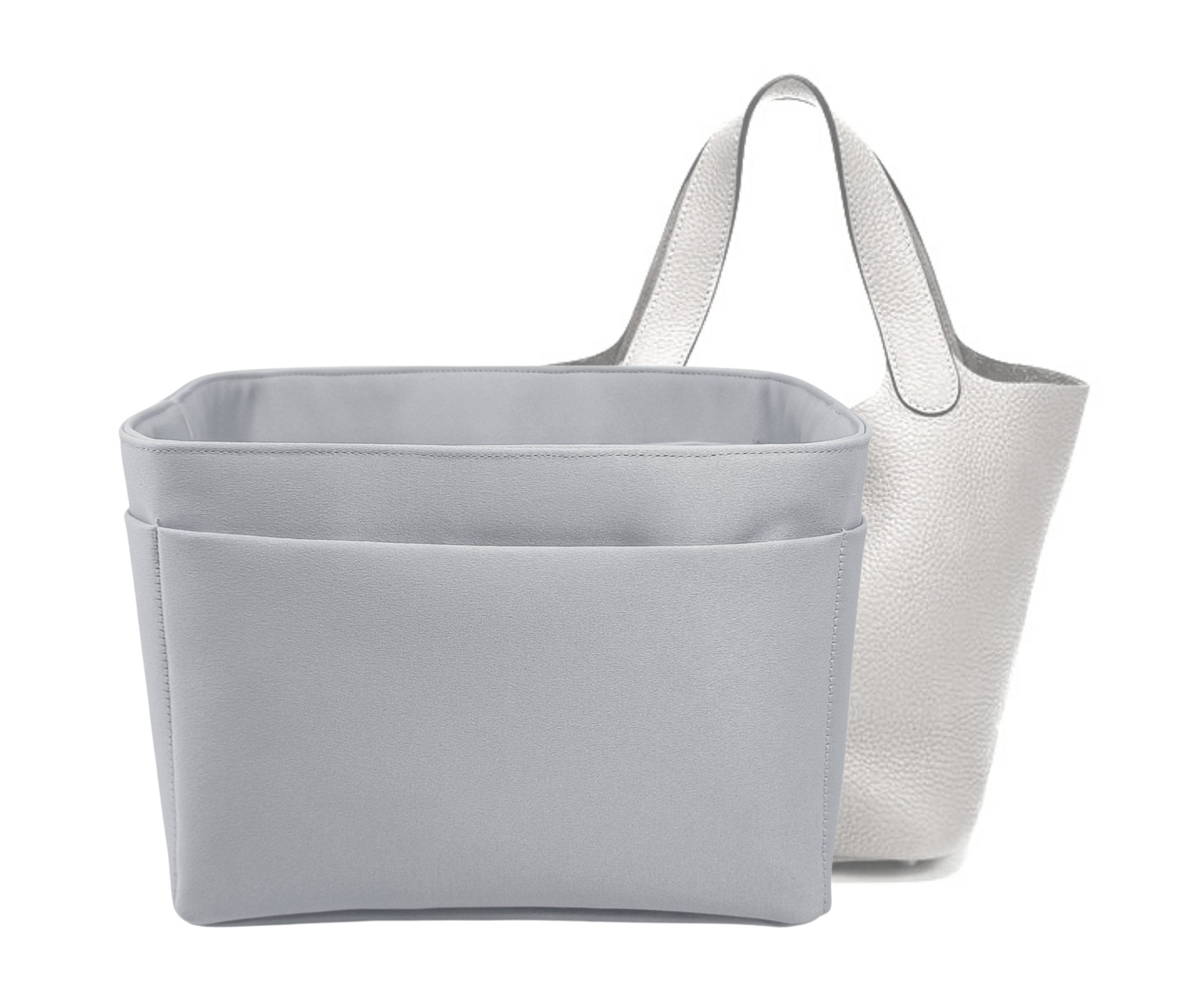 Picotin 18 Insert Purse Organizer Insert Blue Gray Duchess Etsy