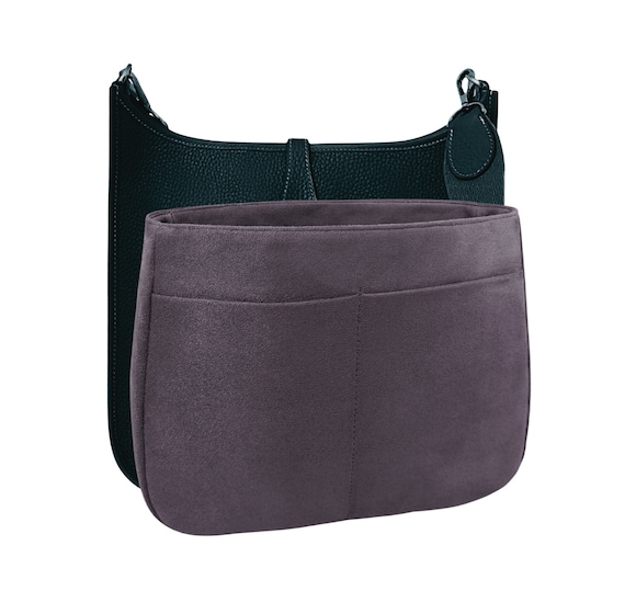 Purse Organizer for Evelyne 29 PM Purple Gray Faux Suede Fabric Soft and Smooth Lightweight Fit Perfectly Sturdy Gift for Women meenda Etsy Ireland
