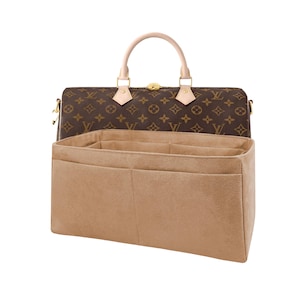 Customize Speedy 35 organizer insert, Gold Faux Suede Fabric, soft to the touch, fits perfectly, Sturdy, Gift for Women, Meenda